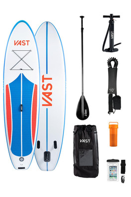 Aurora iSUP 10'6" Inflatable Stand Up Paddle Board - White/Blue/Red