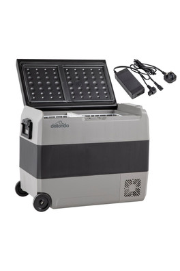 60L Portable Fridge/Freezer 12/24/230V Compressor - Grey