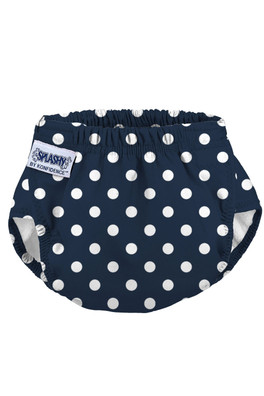 Splashy Aquanappy Reuseable e-Flex Swim Nappy - Polka Navy