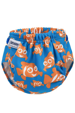 Splashy Aquanappy Reuseable e-Flex Swim Nappy - Scoot Clownfish Cyan