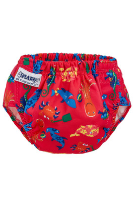 Splashy Aquanappy Reuseable e-Flex Swim Nappy - Joni Sea Friends Pink