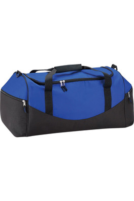 Teamwear Unisex 55Ltr Pack of 2 Holdall Duffel Bag - Bright Royal/Black