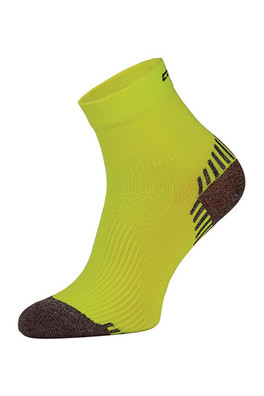 Unisex Low Cut Ankle Compression Running Socks - Yellow