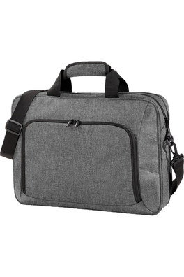 Executive Digital 3-compartment Unisex Office Bag - Grey Marl