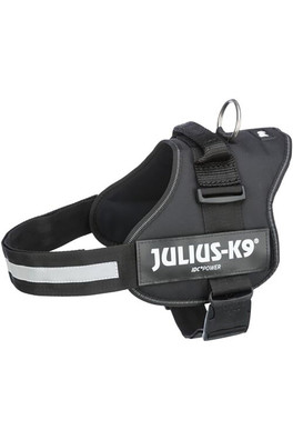 Dog Powerharness Reflective Dog Harness - Black