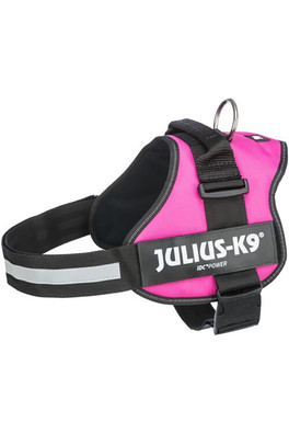Dog Powerharness Reflective Dog Harness - Fuchsia