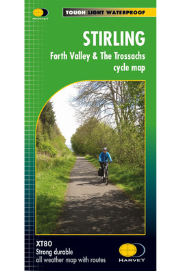 Stirling, Forth Valley & the Trossachs Cycle Map - Scale: 1:80,000