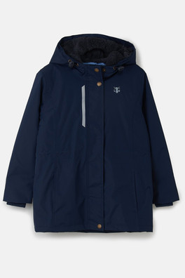 Isabella Kids School Waterproof Coat - Navy