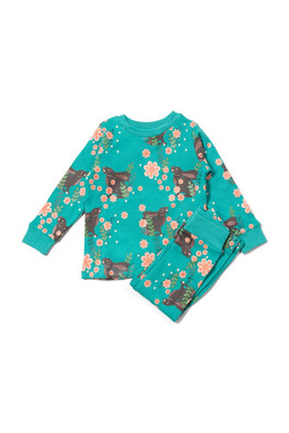 Rabbit Baby Kids 100% Organic Cotton Pyjamas - Green