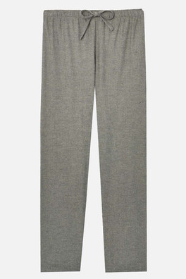 Whitby Jet Herringbone Mens Cotton Pyjama Trousers - Whitby Jet