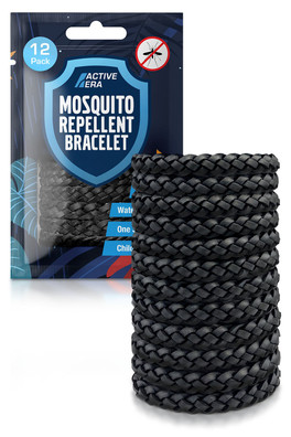 Mosquito Bands 12 Pack - Black