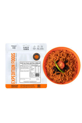 Chilli Con Carne With Rice Camping Food (450kcal) - Chilli Con Carne