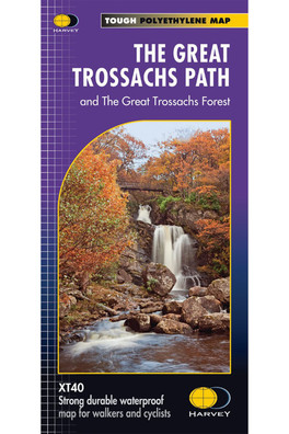 The Great Trossachs Path Trail Map - Scale: 1:40,000