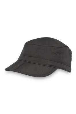 Sun Tripper Unisex UPF 50+ Foldable Cap - Black