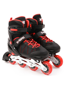 X-Skate Adjustable Inline Skates - Red