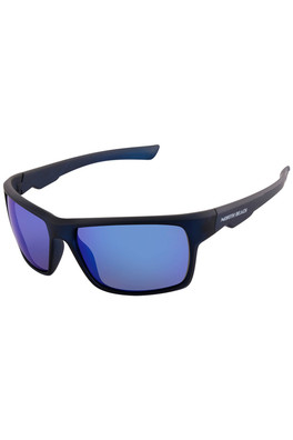 Pearleye Unisex Polarized Sunglasses - Matte Blue/Polar Blue Revo