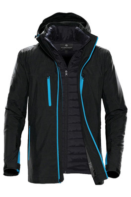 Matrix Mens System Waterproof Jacket - Black/Electric Blue