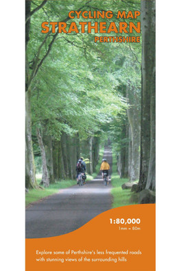 Strathearn Cycling Map - Scale: 1:80,000