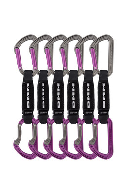 Shadow Quickdraw 6-Pack for Rock Climbing - Purple 12cm