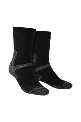 Mens Heavyweight Merino Socks - Black