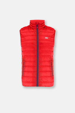 Alpine Packable Mens Down Gilet - Red