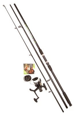 Carp Fishing Rod And Reel Combo - 3.3m 3.0lbs Test Curve