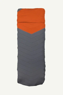 Quilted V Sheet Pad Cover - Orange/Grey