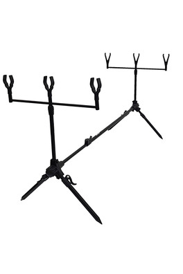 Extendable Fishing Rod Pod - Black