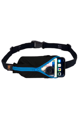 Large Pocket Running Belt - Black/Turquoise