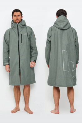 Wave Waterproof Fleece-Lined Changing Robe - Sage