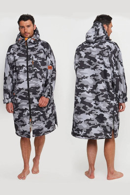 Wave Waterproof Fleece-Lined Changing Robe - Camo