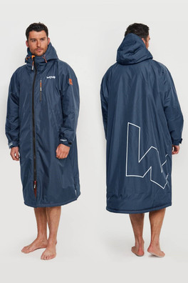 Wave Waterproof Fleece-Lined Changing Robe - Navy