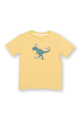 Kids 100% Organic Cotton Printed T-Shirt - T-Rex Tricks