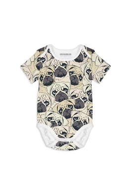 Pug Off Baby Bodysuit - Multicoloured