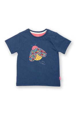 Baby/Kids 100% Organic Cotton Applique T-Shirt - Bug Love