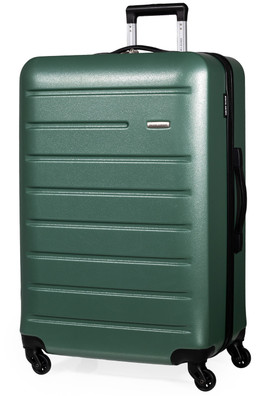 Voyager Hard Shell Lightweight Suitcase Luggage - Khaki