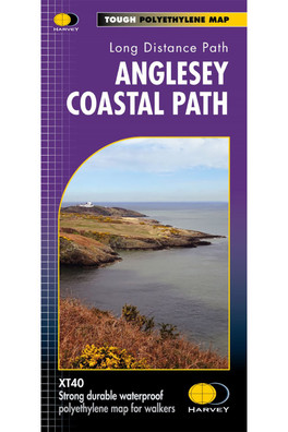 Anglesey Coastal Path Trail Map - Scale: 1:40,000