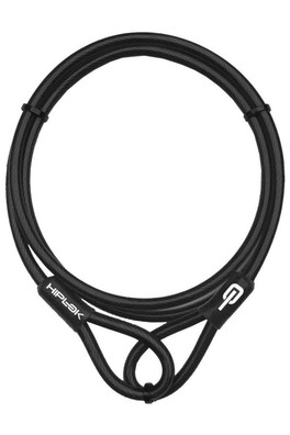 Cable Double Loop Bike Lock - Black