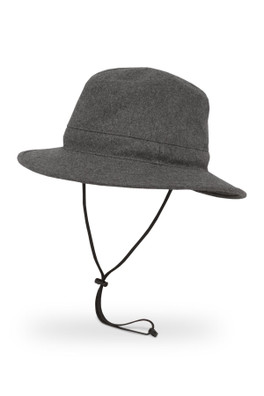 Charter Cold Front Unisex Winter Wool Fedora - Heathered Gray