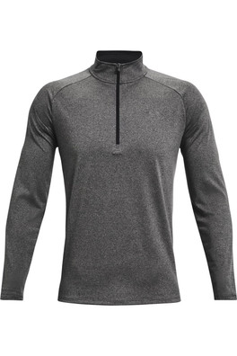 Mens Half-Zip Tech Top - Carbon Heather/Black