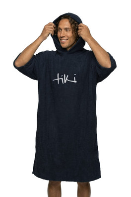 Adults Hooded Change Robe Unisex - Graphite