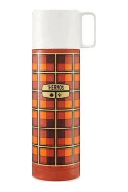 Revival Flask 500ml - Orange Tartan