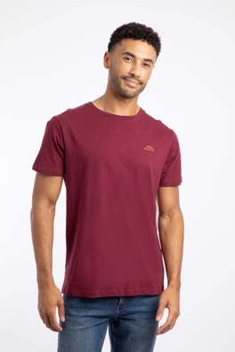 Fished Mens Branded T-Shirt - Antique Cherry