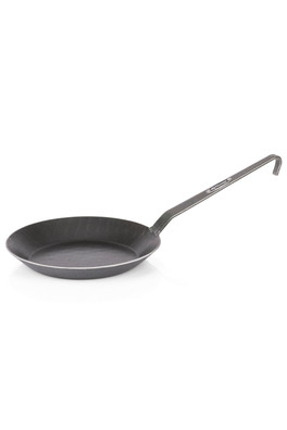 20cm Wrought Iron Pan - Black