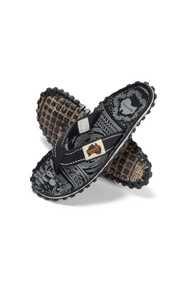Islander Mens Flip Flops - Midnight Black