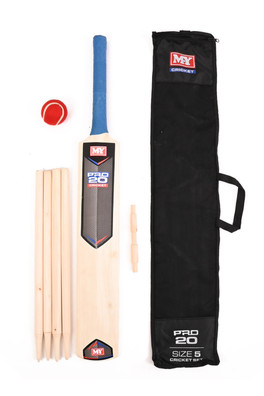 Size 5 Cricket Set in Carry Bag - Brown