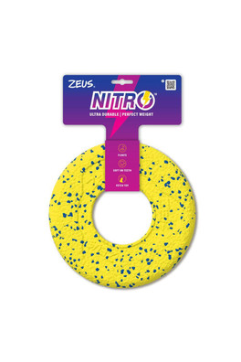 Zeus Nitro Flying Disc Dog Toy - Yellow