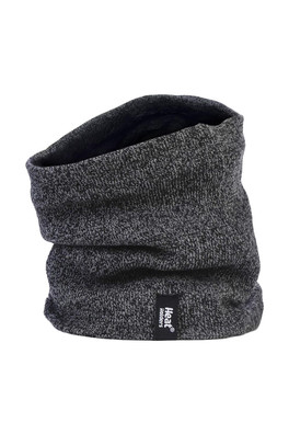 Mens Thermal Fleece Lined Neck Warmer - Grey