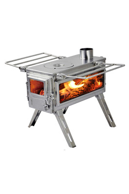 Nomad View Small Camping Stove - Silver