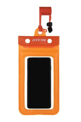 Waterproof Phone Pouch - Transparent/Orange